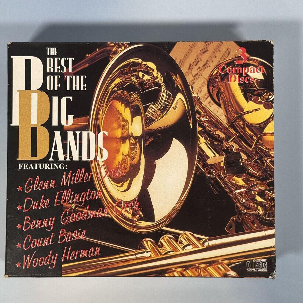 Best of the Big Bands 3CDs Glen Miller Duke Ellington Benny Goodman 1930s 1940s